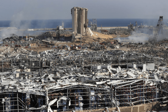 Beirut port explosion aftermath